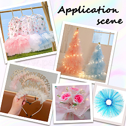 3 Rolls 3 Colors Polyester Organza Ribbons for Sewing Decoration&nbsp;OCOR-CY0002-23