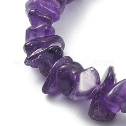 Natural & Synthetic Mixed Gemstone Chips Beaded Stretch Bracelets&nbsp;BJEW-JB09586