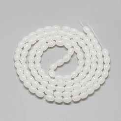Baking Paint Glass Beads Strands&nbsp;X-DGLA-S115-8x6mm-Y01