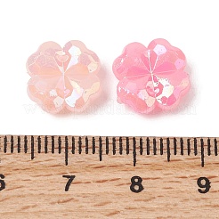 UV Plating Opaque Acrylic Beads&nbsp;OACR-G058-17F