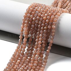 Natural Sunstone Beads Strands&nbsp;G-H080-B01-01