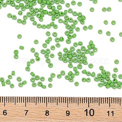 トーホー 11/0ラウンドビーズ  日本製シードビーズ  （47f）不透明なフロストミントグリーン  2x1.5mm  穴：0.5mm  約42000個/ポンド&nbsp;SEED-F002-2mm-47F