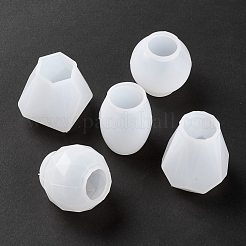 DIY Barrel & Rondelle & Diamond Wine Bottle Stopper Head Silicone Molds&nbsp;DIY-D058-01