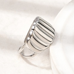 304 Stainless Steel Cuff Open Rings&nbsp;LS-STAS-H259-05P