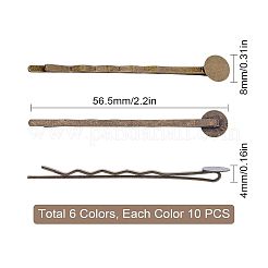 Iron Hair Bobby Pin Findings&nbsp;IFIN-NB0001-33