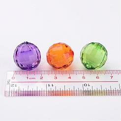 Mixed Color Chunky Bubblegum Beads&nbsp;X-TACR-S086-20mm-M