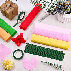 6 Rolls 6 Colors Handmade Crepe Paper&nbsp;DIY-CP0012-89E
