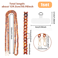 Transparent Acrylic Link Cell Phone Chain Crossbody Neck Chain&nbsp;HJEW-AB00022