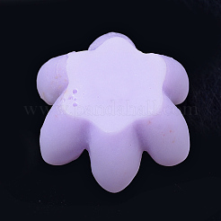 オペーク樹脂カボション  花  ライラック  13x13x6.5mm&nbsp;LS-CRES-S304-13D