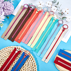 20Pcs 10 Colors #3 Polyester Zippers for Garment Accessories&nbsp;FIND-GF0006-28