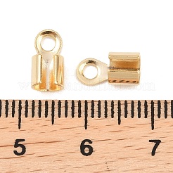 Brass Folding Crimp Ends&nbsp;KK-C163-08G