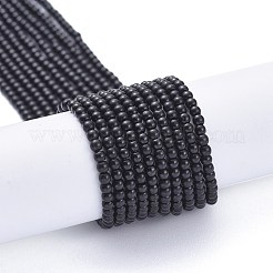 Opaque Glass Beads Strands&nbsp;EGLA-K014-A-NA01
