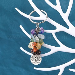 Natural Gemstone Keychain&nbsp;KEYC-JKC00163-03