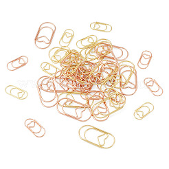 200Pcs 4 Style Carbon Steel Paper Clips&nbsp;FIND-TA0002-17
