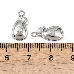 Fruit 304 Stainless Steel Charms&nbsp;STAS-H242-03P-03