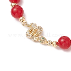 Natural Malaysia Jade Stretch Braclets&nbsp;BJEW-JB11309-01