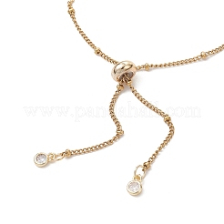 304 Stainless Steel Satellite Chain Slider Bracelet Making&nbsp;AJEW-JB01554-02