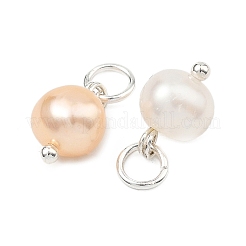 Natural Cultured Freshwater Pearl Pendants&nbsp;PALLOY-JF05587-02