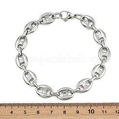 304 Stainless Steel Link Chain Bracelets for Women Men&nbsp;BJEW-Z143-25P