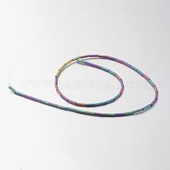 Electroplate Non-magnetic Synthetic Hematite Bead Strands&nbsp;G-F300-37B-F02