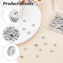 100Pcs 201 Stainless Steel Spacer Beads&nbsp;STAS-UN0059-57B