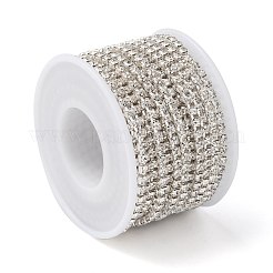 Brass Rhinestone Strass Chains&nbsp;CHC-T001-SS12-01S