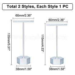 2Sets 2 Style T Shape Iron Earring Displays&nbsp;EDIS-PH0001-09
