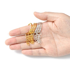 20Pcs 2 Colors Iron Split Key Rings&nbsp;PALLOY-CJ0002-65