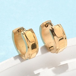 304 Stainless Steel Hoop Earrrings for Women&nbsp;EJEW-U066-02G