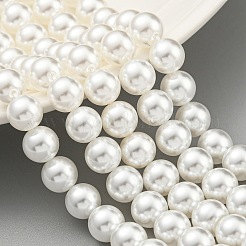 Glass Pearl Beads Strands&nbsp;X-HY-G002-01D-01
