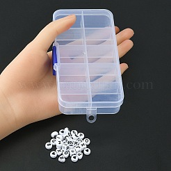 500Pcs 5 Styles Opaque Acrylic Beads&nbsp;MACR-YW0002-42