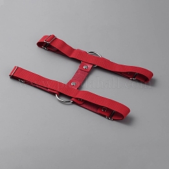 Imitation Leather with Alloy Garter Leg Ring&nbsp;AJEW-WH0513-67B
