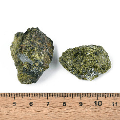 天然緑簾石の展示装飾  家の装飾用品  ナゲット  紙箱付き  22~43x14~37x9~27mm&nbsp;G-N347-11D