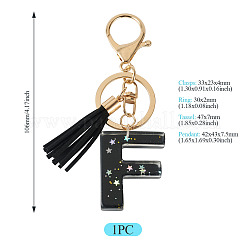 1Pc Resin Letter Keychains&nbsp;KEYC-TADJ0001-09F