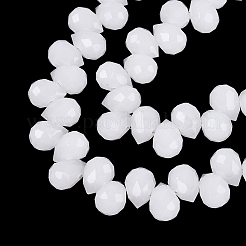 Imitation Jade Glass Beads Strands&nbsp;GLAA-Q116-01A-A01