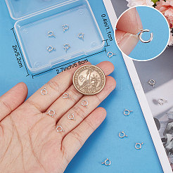 20Pcs 925 Sterling Silver Spring Ring Clasps&nbsp;STER-BBC0001-47