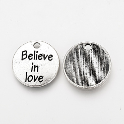 Tibetan Style Alloy Pendants&nbsp;TIBEP-Q078-17AS-NR