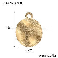 304 Stainless Steel Pendants&nbsp;STAS-OY006-42G