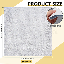 EPEフォーム断熱綿ロール  正方形  284x282x2mm&nbsp;DIY-WH0671-411A