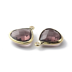 Alloy Glass Pendants&nbsp;GLAA-WH0036-14B