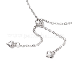 304 Stainless Steel Cable Chains Link Bracelets&nbsp;BJEW-JB11617