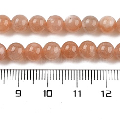 Natural Multi-Moonstone Beads Strands&nbsp;G-J157-6mm-06A-01