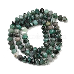 Natural Emerald Beads Strands&nbsp;G-B175-A23-4x6mm