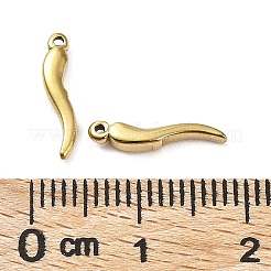 Ion Plating(IP) 304 Stainless Steel Charms&nbsp;STAS-Q254-43G