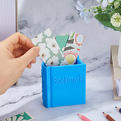 Plastic Book-shaped Bookmark Holder&nbsp;AJEW-WH0596-545B