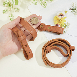 イミテーションレザーバッグストラップ  バッグ交換用アクセサリー用  チョコレート  740x18.5~25x4~19.5mm&nbsp;FIND-WH0817-040B