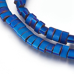 Electroplate Non-magnetic Synthetic Hematite Bead Strands&nbsp;G-I208-16F-G