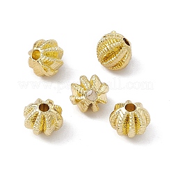 合金ビーズ  ロンデル  ライトゴールド  7x6mm  穴：1.6mm&nbsp;FIND-B013-32LG