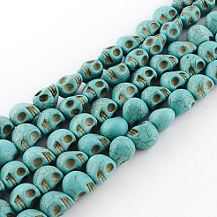 Gemstone Beads Strands&nbsp;X-TURQ-S105-15x12mm-07