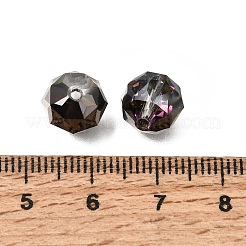 Electroplate Transparent Round Glass Beads&nbsp;GL-CBA6A73-FP02